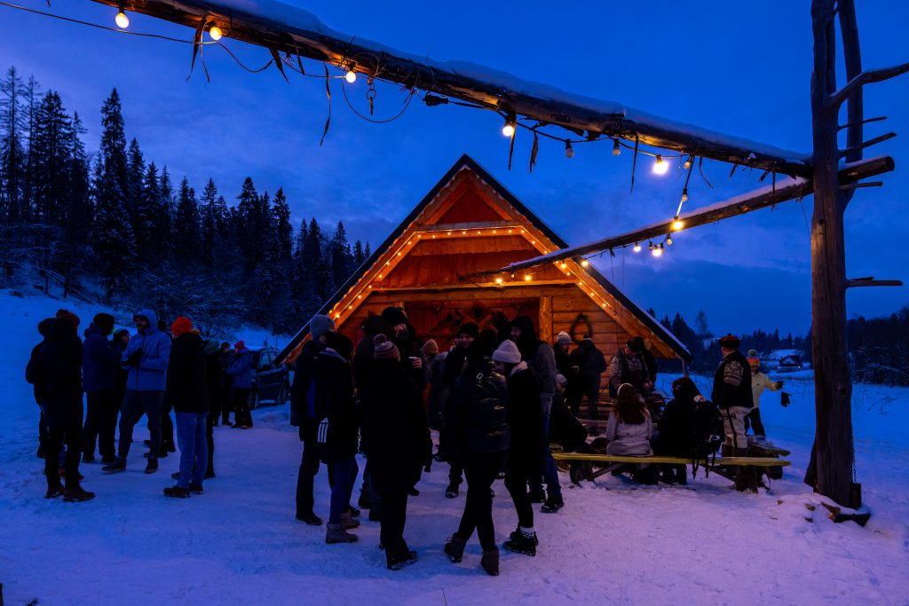 Zabawa podczas biesiady góralskiej